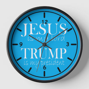 Reloj Jesús es mi Señor Trump es mi presidente