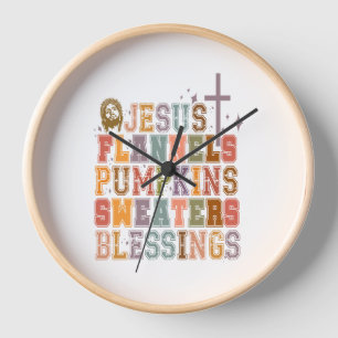 Reloj Jesús Flanels Calabazas Dulces Bendiciones