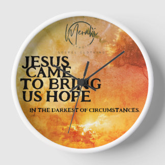 Reloj Jesús vino a traernos esperanza