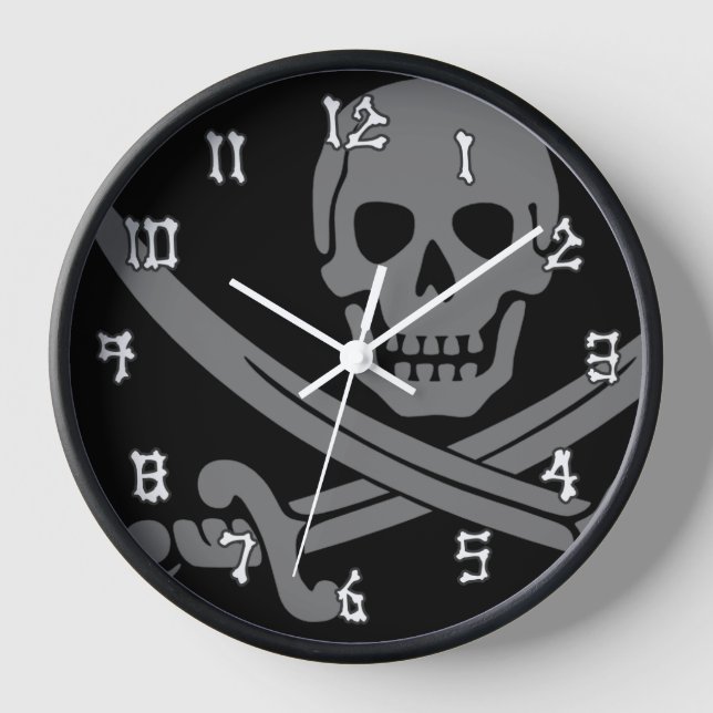 Reloj Jolly Roger Pirate Dark (Anverso)