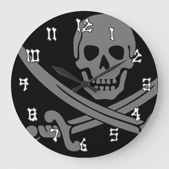 Reloj Jolly Roger Pirate Dark (Anverso)