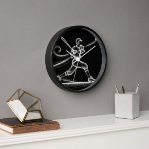 Reloj Jugador de béisbol de neón