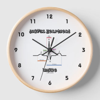 Reloj Jugoso latido cardíaco dentro del ritmo sinusal no
