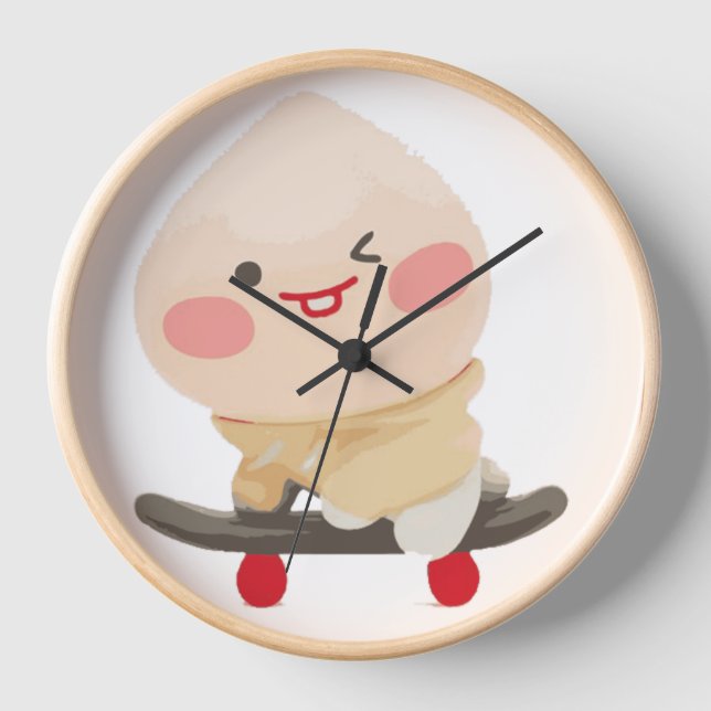 Reloj KaKao Friends - Skateboarder Apeach (Anverso)