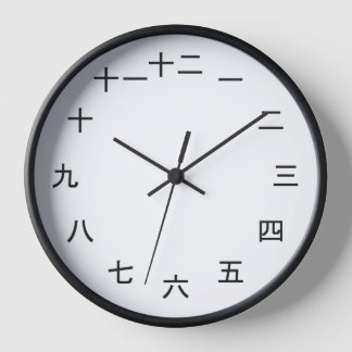 Reloj Kanji Clock 1-12