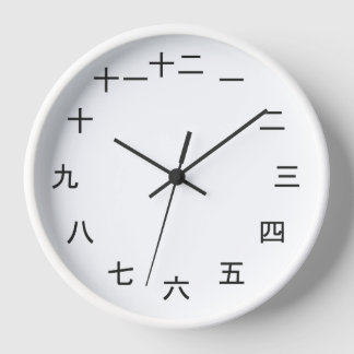 Reloj Kanji Clock 1-12