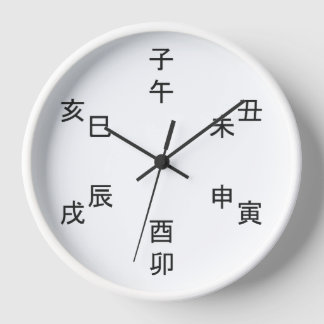 Reloj Kanji Clock - Chinese Zodiac - Time of the Day - 