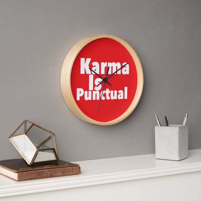 Reloj Karma es novedad de impresión puntual: decir, humo (Oficina)