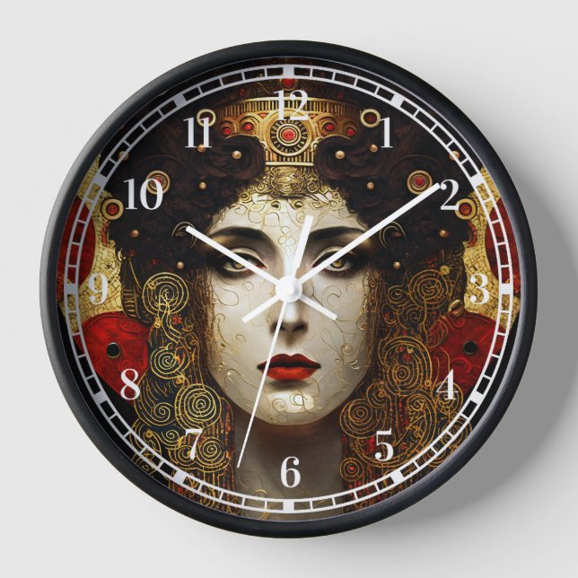 Reloj Klimt inspiró a la reina diosa (Anverso)