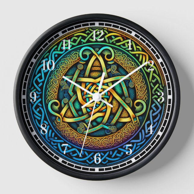 Reloj Knot Celtic Colorful Knotwork (Anverso)