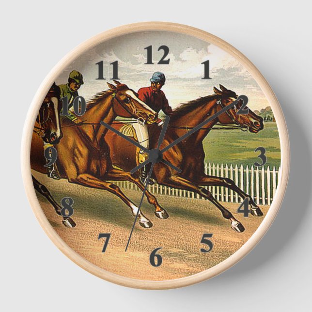 Reloj La Carreras de caballos más alta es mi vida (Anverso)