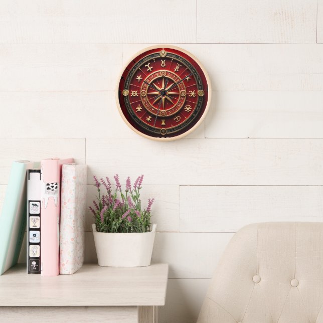 Reloj 'La ley prohibida del zodiaco' (Sala de lectura)