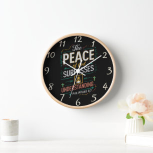 Reloj La paz de Dios sobrepasa todo entendimiento.