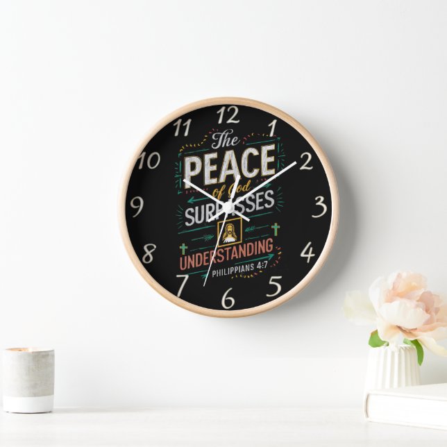 Reloj La paz de Dios sobrepasa todo entendimiento. (Hogar)