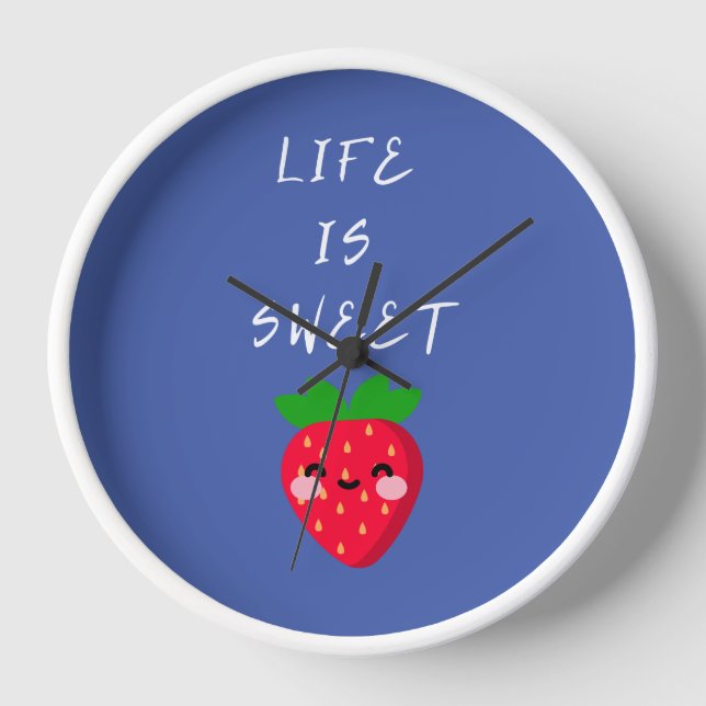 Reloj la vida es dulce (Anverso)