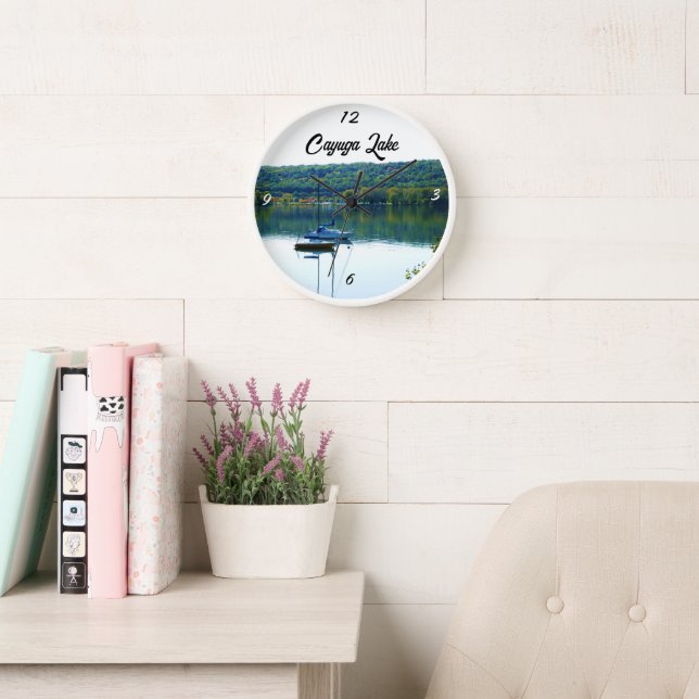 RELOJ LAGO DE CAYUGA EN OTOÑO (Sala de lectura)