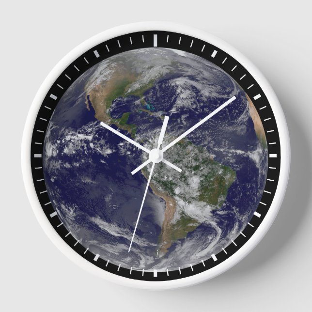 Reloj Las Américas en el Día de la Tierra. (Anverso)