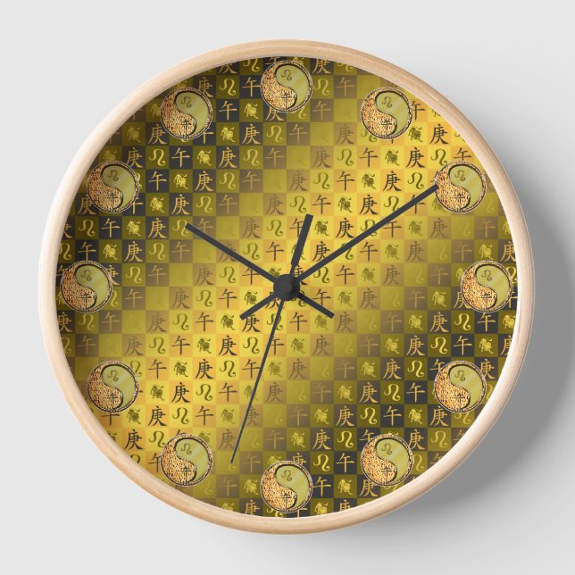 Reloj Leo & Caballo de Metal (Anverso)