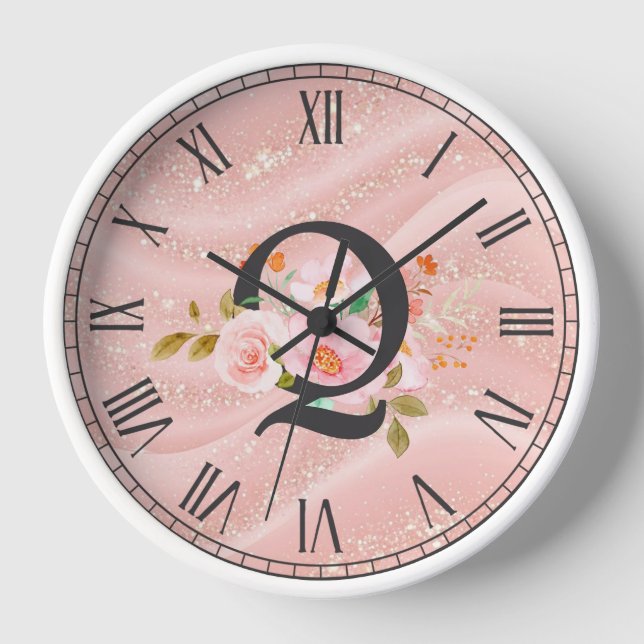 Reloj Letra Q (Anverso)