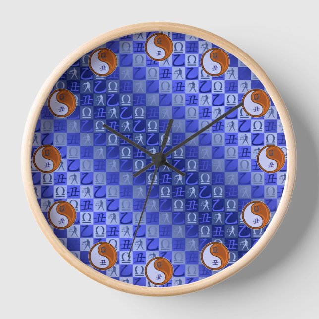 Reloj Libra & Buey de Madera (Anverso)