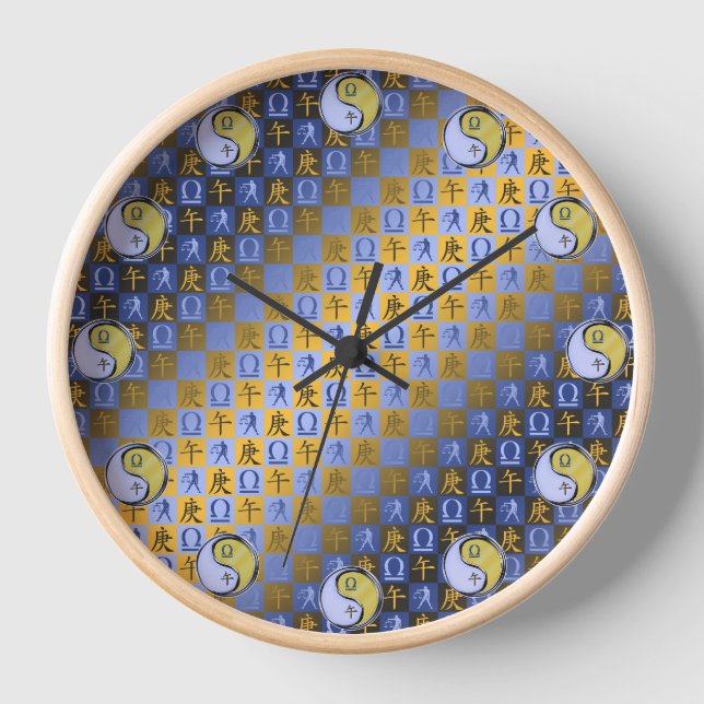 Reloj Libra & Caballo de Metal (Anverso)