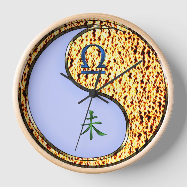 Reloj Libra & Cabra de Fuego (Anverso)
