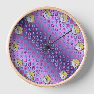 Reloj Libra & Gallo de Metal