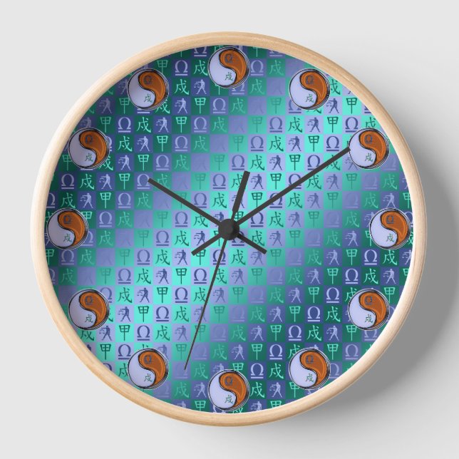 Reloj Libra & Perro de Madera (Anverso)