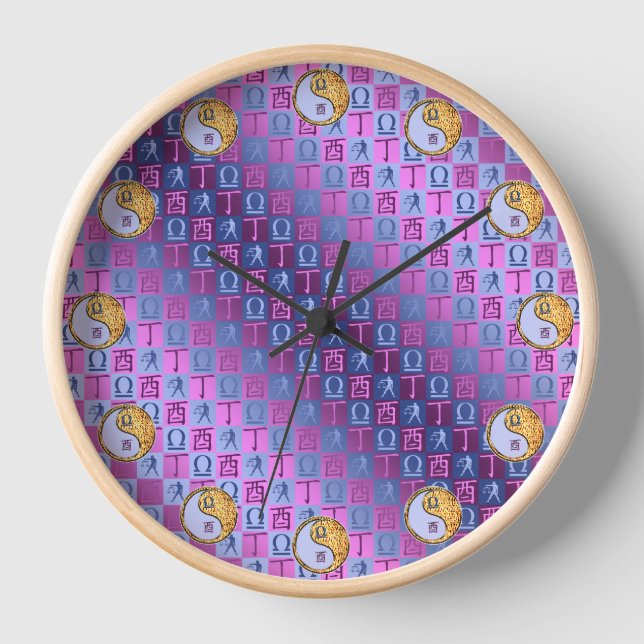 Reloj Libra y Gallo de Fuego (Anverso)