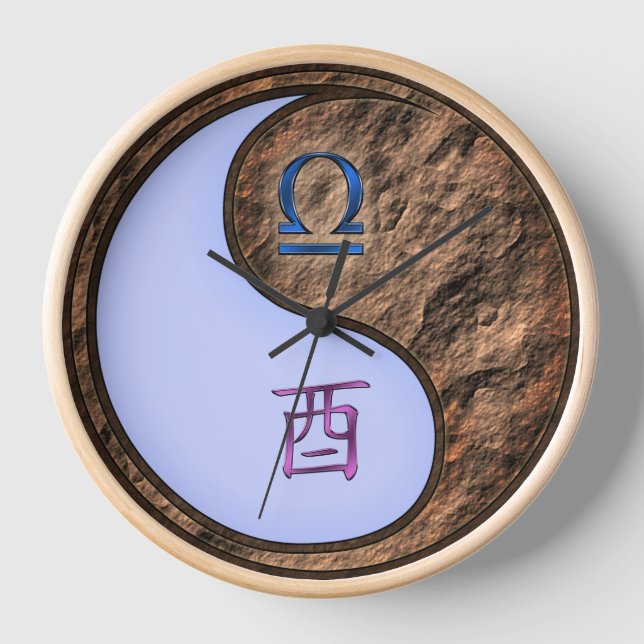 Reloj Libra y Gallo de Tierra (Anverso)