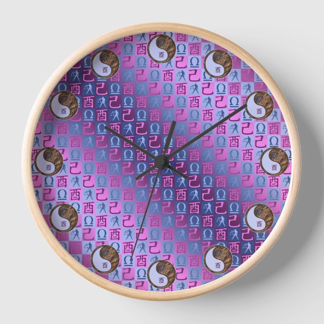Reloj Libra y Gallo de Tierra (Anverso)