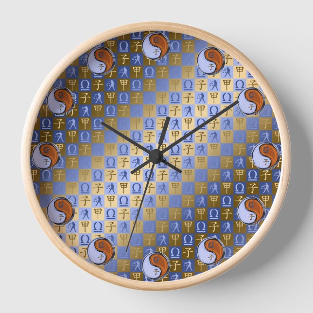 Reloj Libra y Rata de Madera (Anverso)