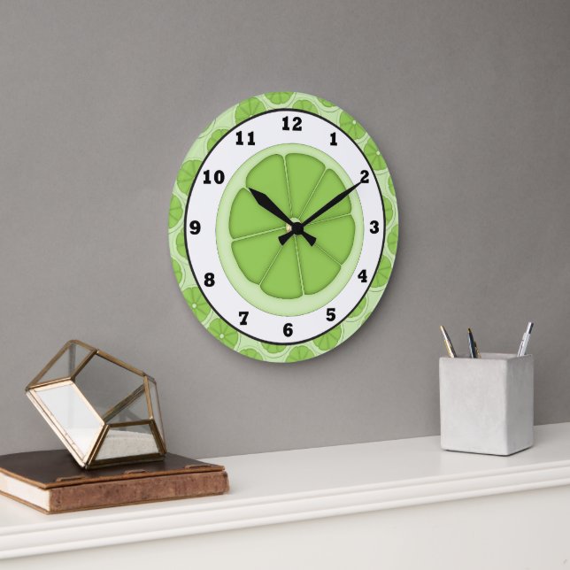 Reloj Lime Slice de cocina (Oficina)