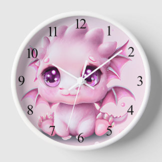Reloj Lindo y Adorable Fantasía Rosa Bebé Chibi