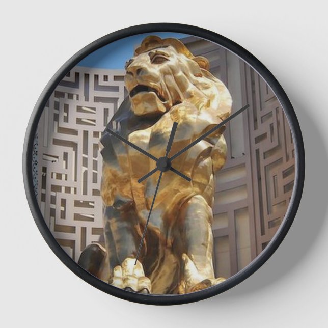 RELOJ LION DE ORO DE LAS VEGAS (Anverso)