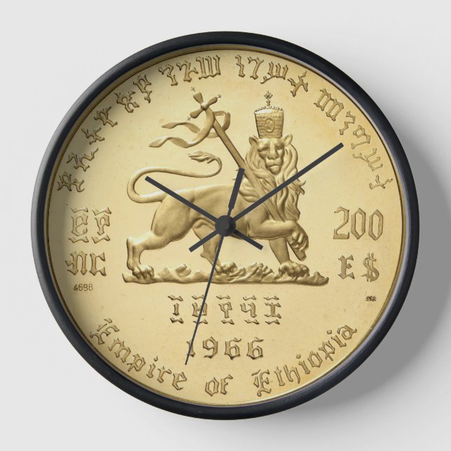 Reloj Lion of Judah Jah Rastafari Rasta Reggae Roots (Anverso)