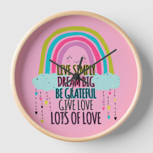 Reloj Live Simplam Dream Big Be Graying Give Love