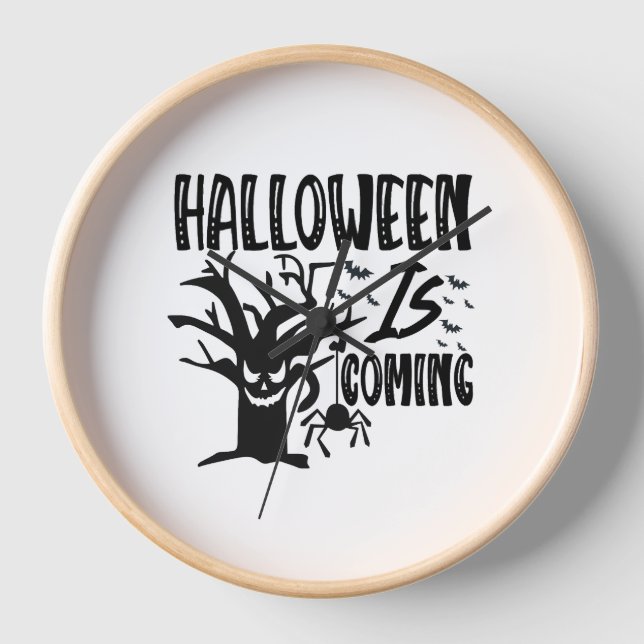 Reloj Llega Halloween (Anverso)