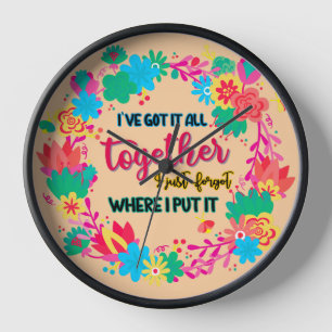 Reloj Lo tengo todo, me olvidé de dónde lo puse