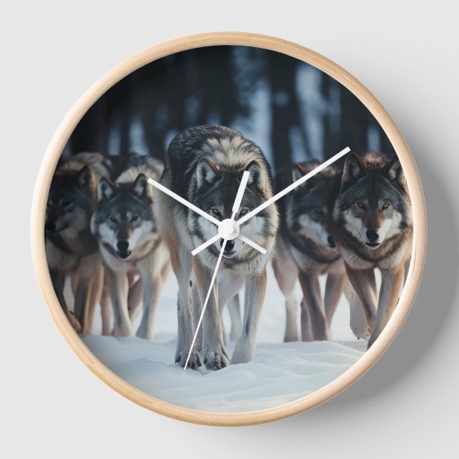 Reloj Lobos de Yellowstone (Anverso)