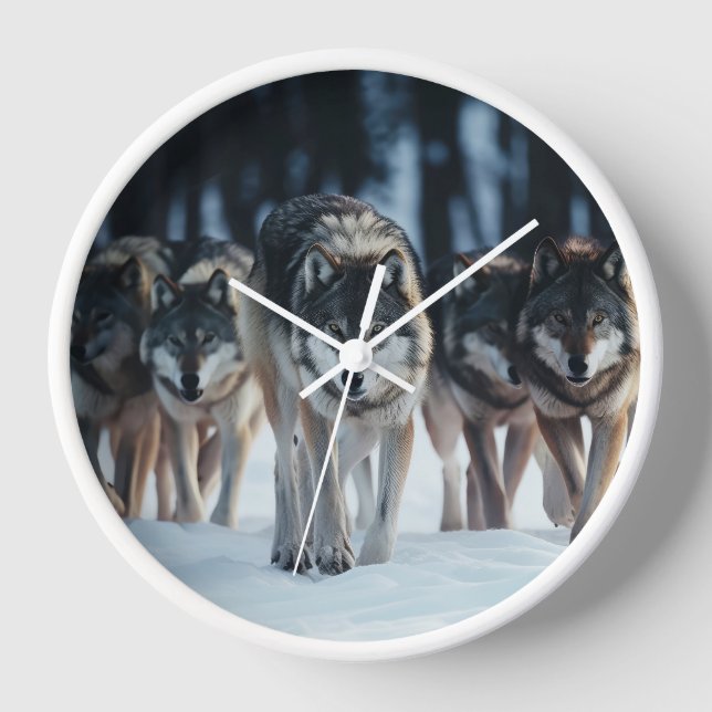 Reloj Lobos de Yellowstone (Anverso)