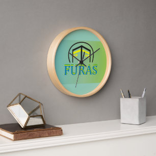Reloj Logo de FURAS árabe moderno - Futurista Medio Orie