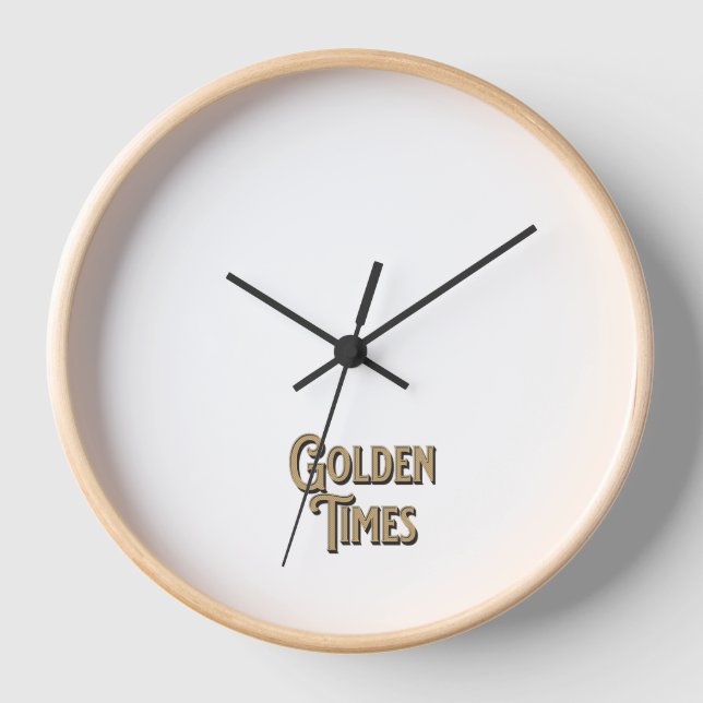 Reloj Logo de Golden Times Watch (Anverso)