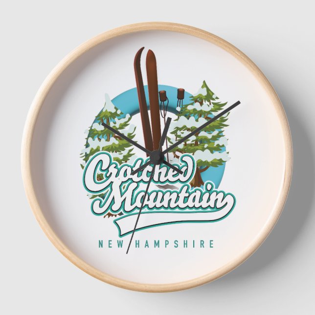 Reloj Logo de la nueva montaña de hampshire (Anverso)