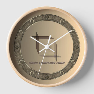 Reloj LOGO DE SU EMPRESA, personalizado, agregue su text