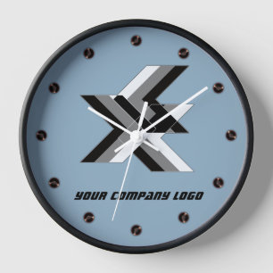 Reloj LOGO DE SU EMPRESA,personalizado,agregue su texto