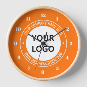 Reloj Logotipo de personalizado y correo electrónico rel