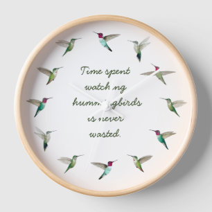 Reloj Los colibríes de Anna