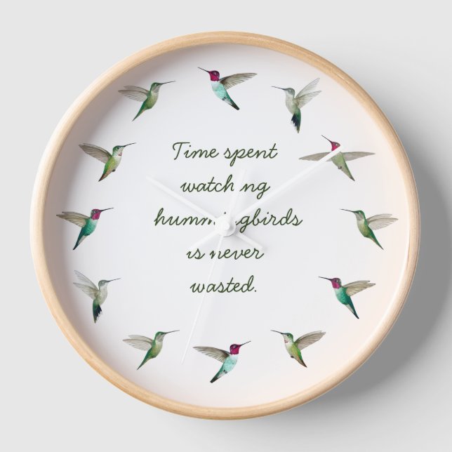 Reloj Los colibríes de Anna (Anverso)