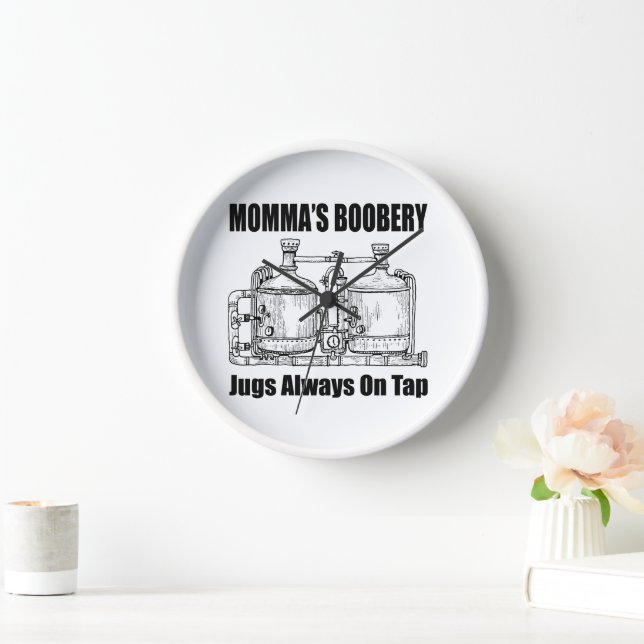 Reloj Los saltos de boobery de mamá siempre en juego (Hogar)